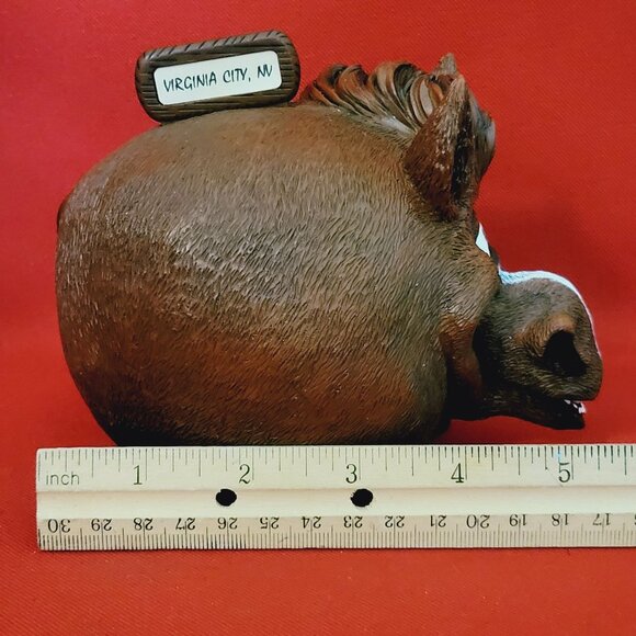 Vintage Swibco Anthropormorphic Horse Coin Bank Resin - Picture 8 of 13